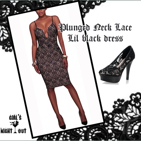 ๐ฅ ๐ฅSALE๐ LACE Lil Black Dress